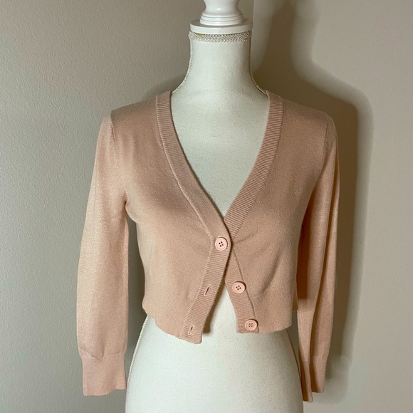 MAK Cropped Sweater Pink Medium - Picture 5 of 5